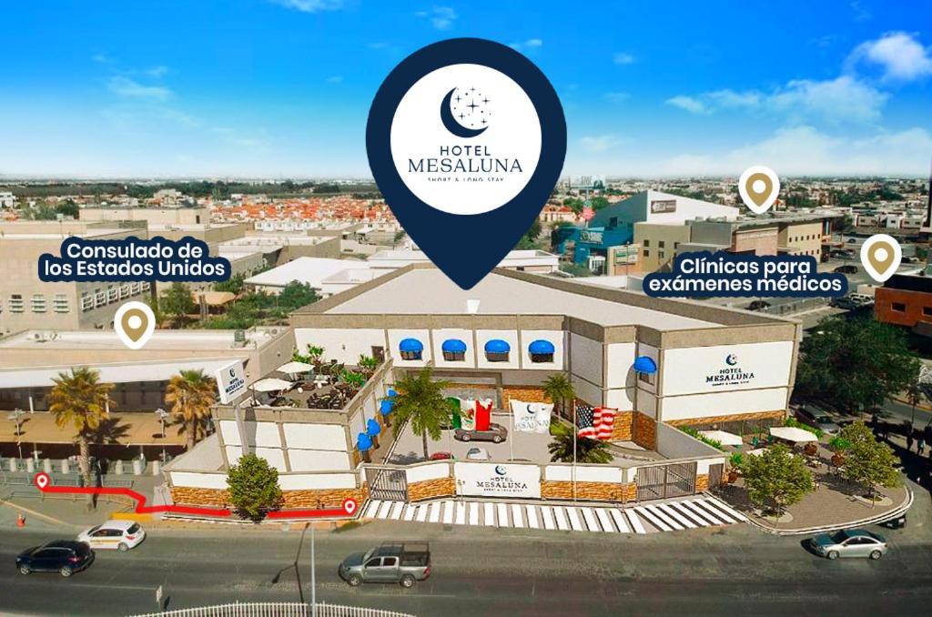 Hotel Mesaluna Short & Long Stay Ciudad Juárez Buitenkant foto